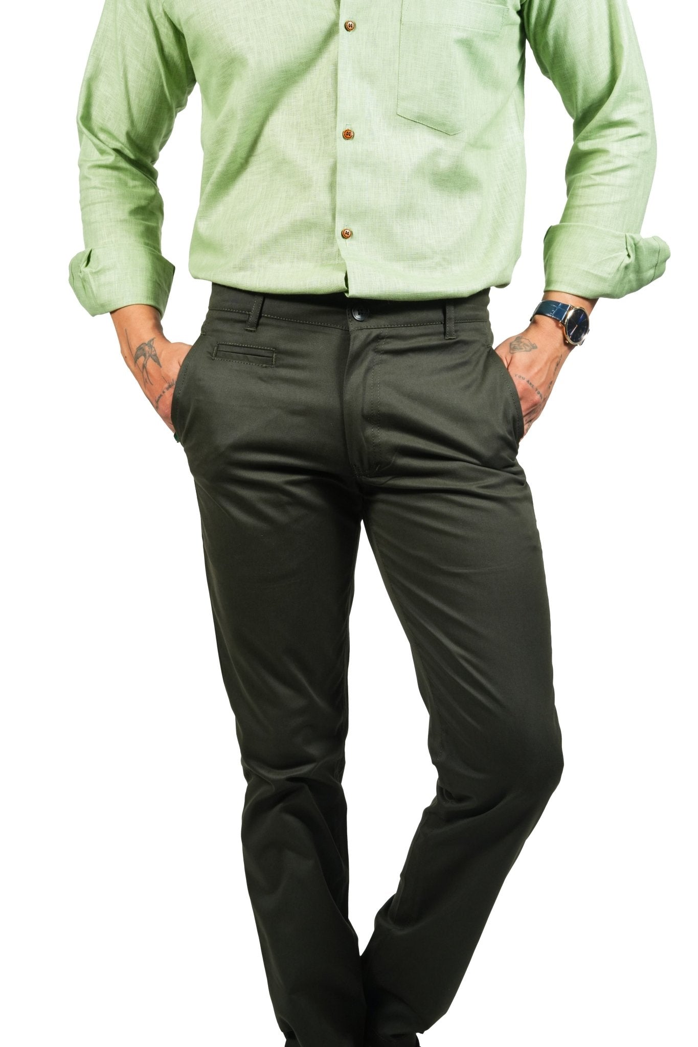 Dark green pants hotsell