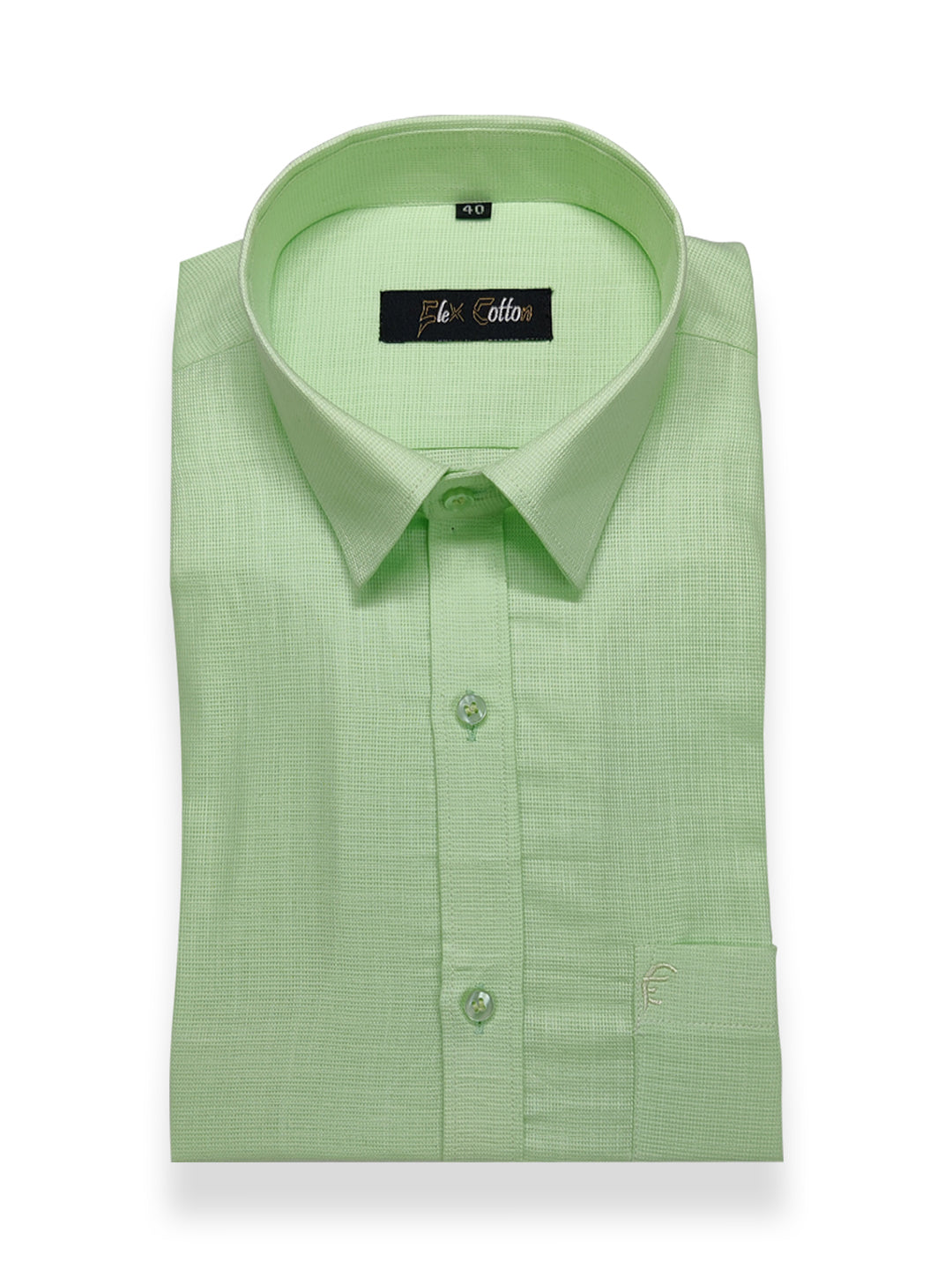 Plain Poly Cotton KingS Man Shirts  Bottle Green Full Sleeves Formal  Wear
