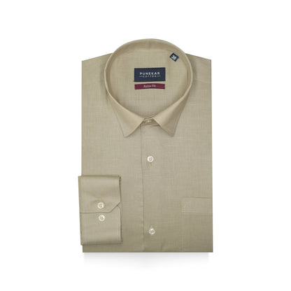 Font Color Solid Pure Cotton For Men - Punekar Cotton