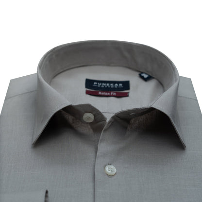 Grey Color Solid Pure Cotton For Men - Punekar Cotton