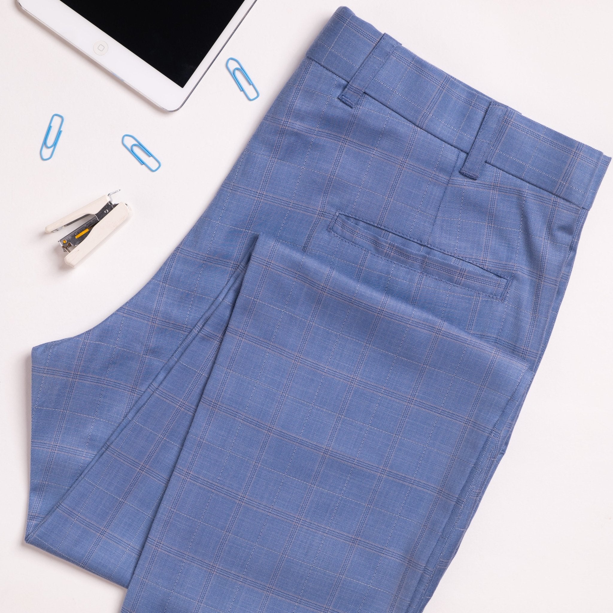 Suit trousers - Light blue - Ladies | H&M IN