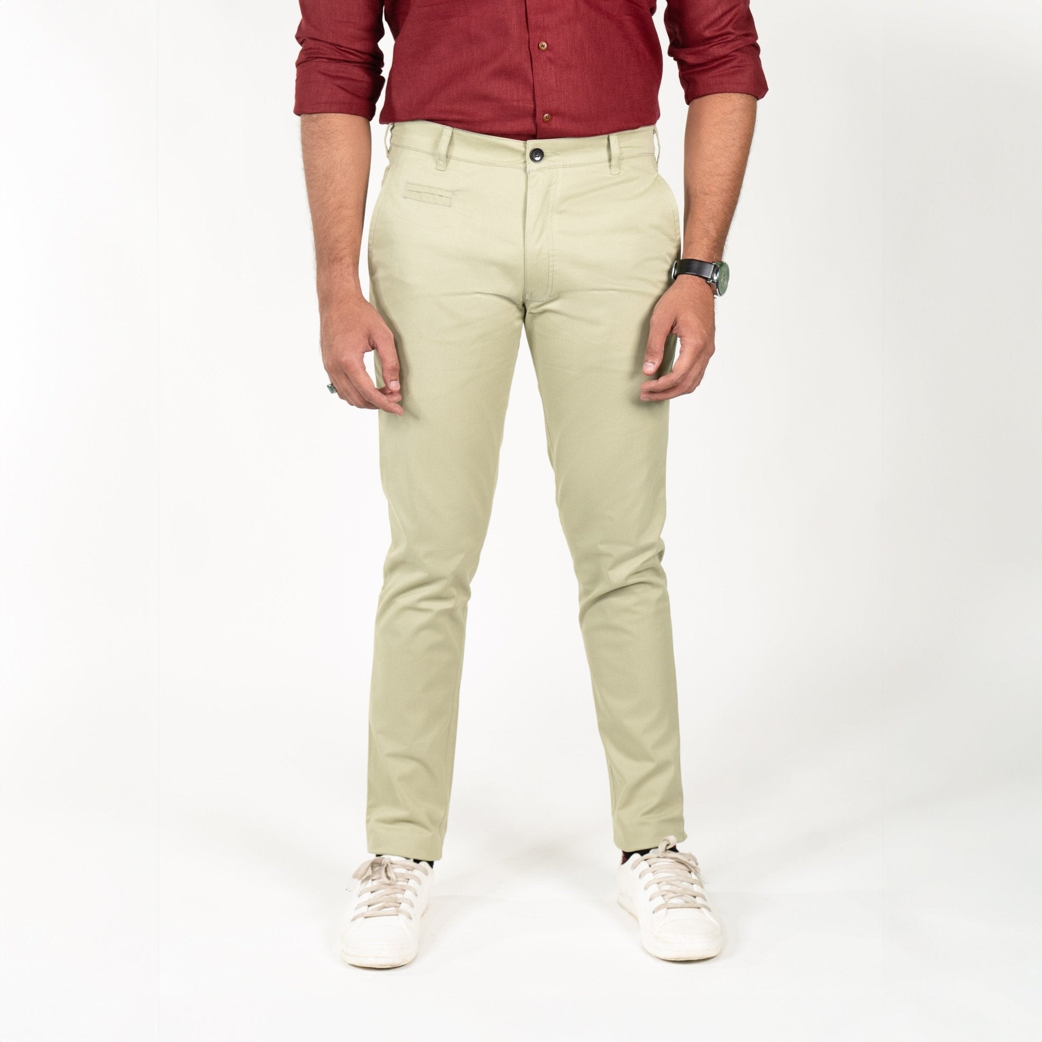Solid Men Olive Green Chinos Trouser, Casual Wear at Rs 340/piece in  Palampur